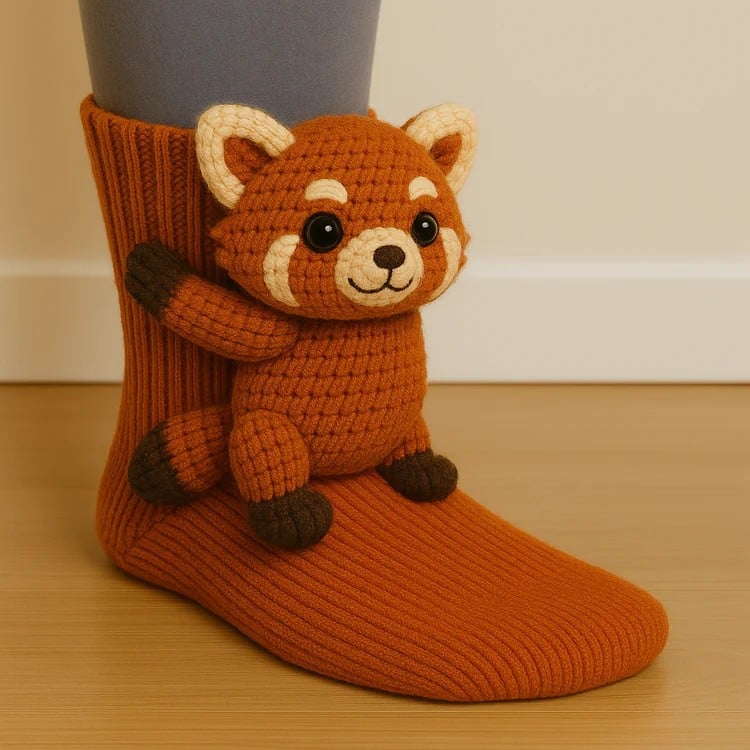 🔥Last Day 49% OFF-2025 Architecturm®3D Knit Animal Socks (A pair)🧦