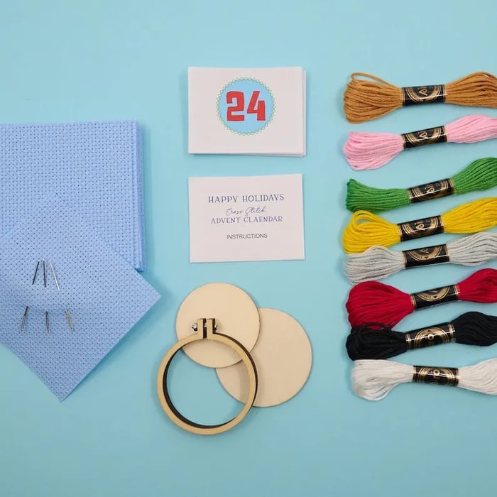 🏆🔥Christmas Cross Stitch Advent Calendar