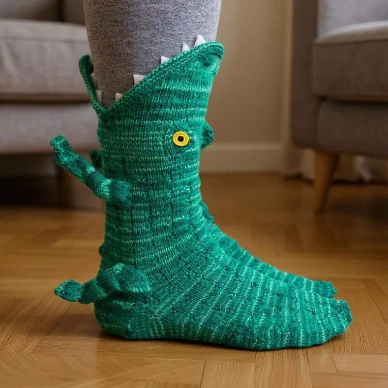 🔥Last Day 49% OFF-2025 Architecturm®3D Knit Animal Socks (A pair)🧦