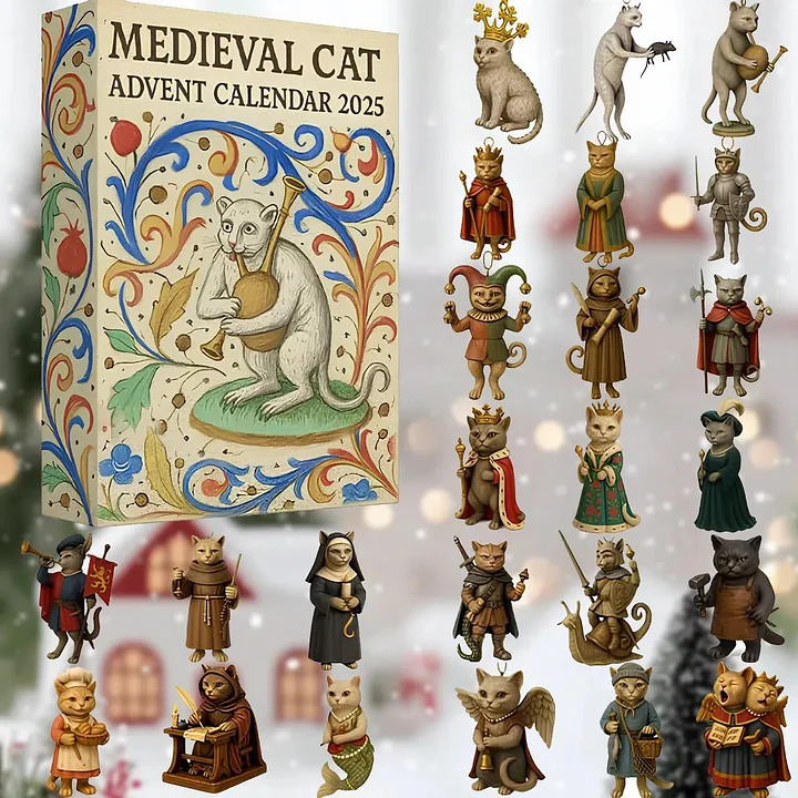 🔥LAST DAY 49% OFF - ✨Medieval Cat Advent Calendar 2026