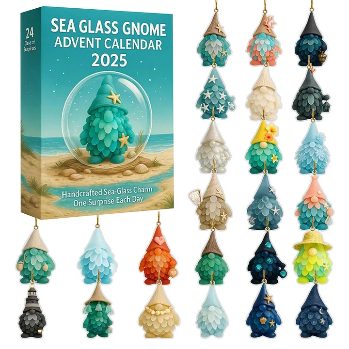 🔥Sea Glass Gnome Advent Calendar